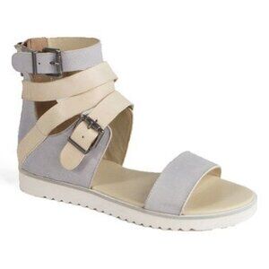 Australia Luxe Collective Glacier Gray Galla Gladiator Sandal 7